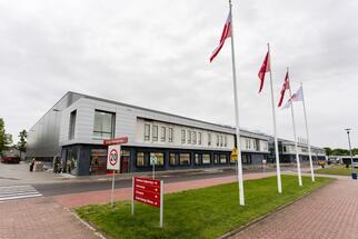 Danfoss Poland’s new factory in Grodzisk Mazowiecki is now in the home straight. Panattoni has already completed 12,000 sqm of the plant