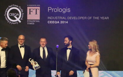 Prologis Named “Industrial Developer of the Year 2014” at the Central & Eastern European Real Estate Quality Awards Gala