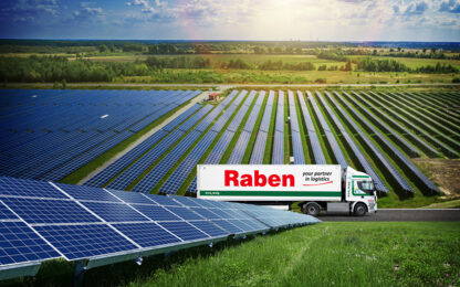 Logistics powered by green energy