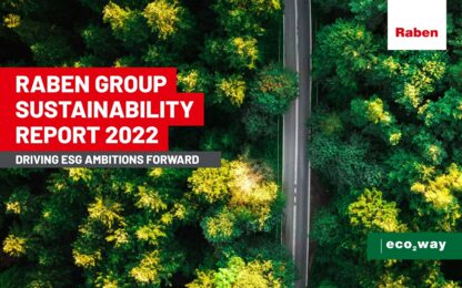 Driving ESG ambitions forward. New Raben Group Sustainability Report now available