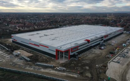 Rossmann's new logistics hub in Üllő completed in record time