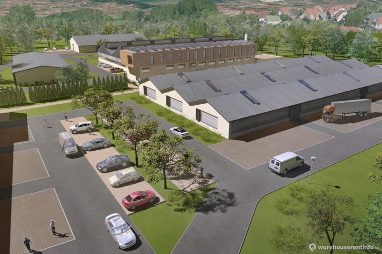 Warehouses to let in LAKI Logisztikai Park