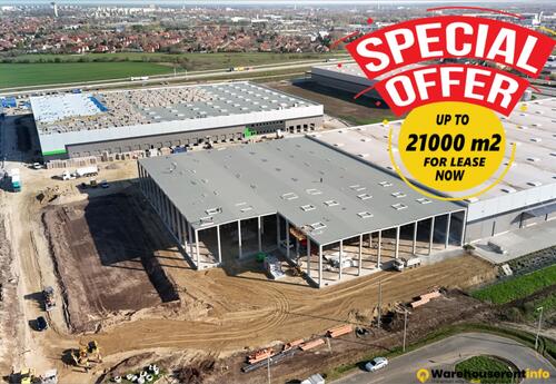 Warehouses to let in IGPark Kecskemét Dél