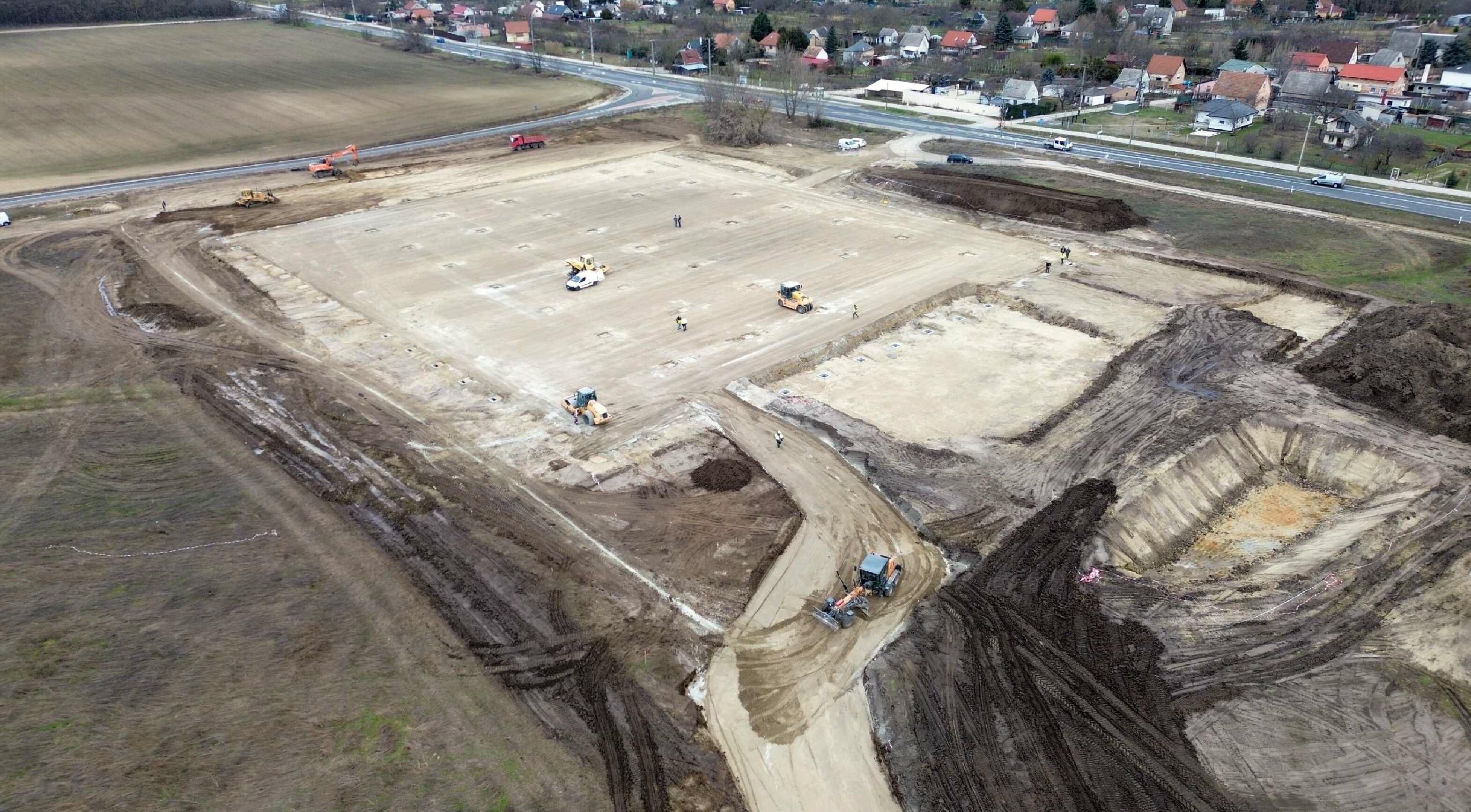 LogStar Park Fehérvár foundation works